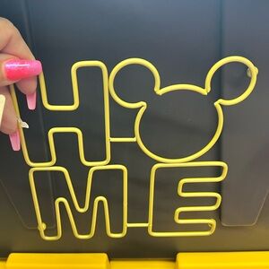 Disney Gold Mickey Mouse Ears Home Trivet Hot Plate NWT New with tag